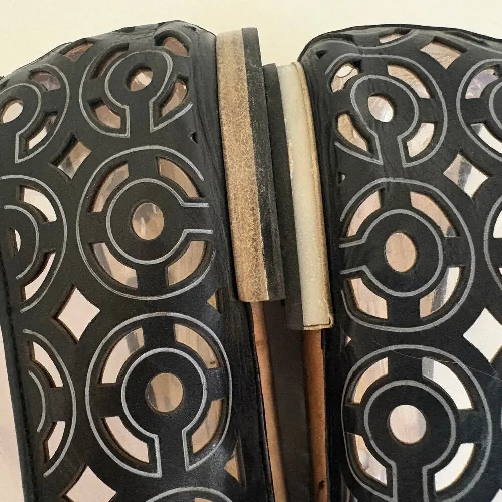 COACH Janyce Black Lasercut 